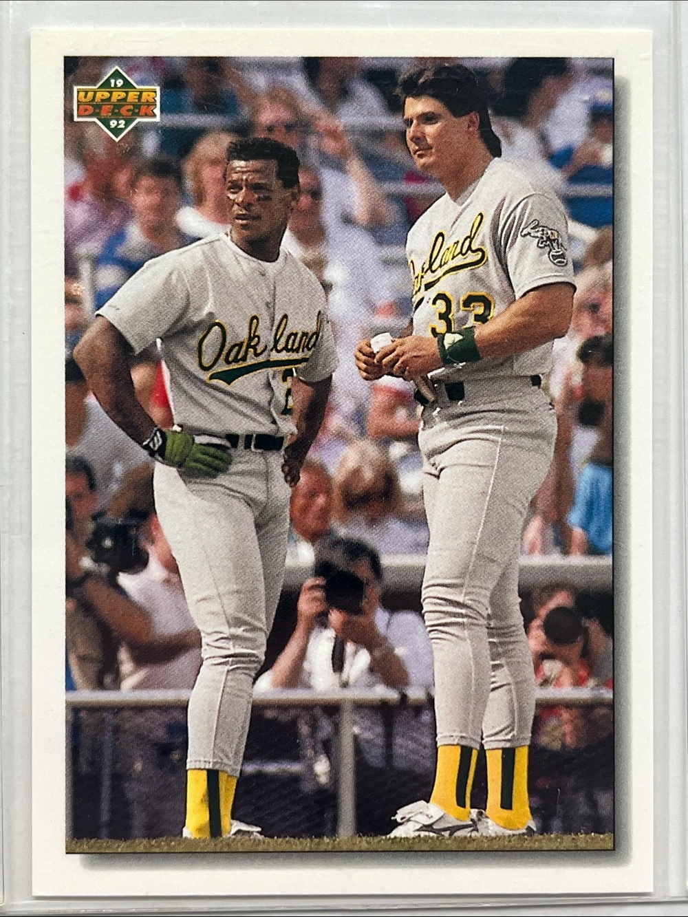 1992 Upper Deck “Diamond Skills”. Diamond Skills Checklist.